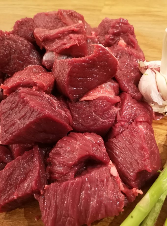 Diced Venison
